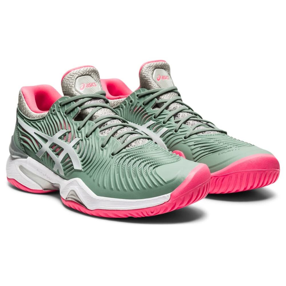 Asics Court FF 2 Women Shoes Comfort shock absorption Slate Grey/White 8.5 M